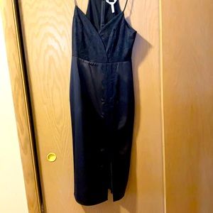 Fitted slip cocktail dress